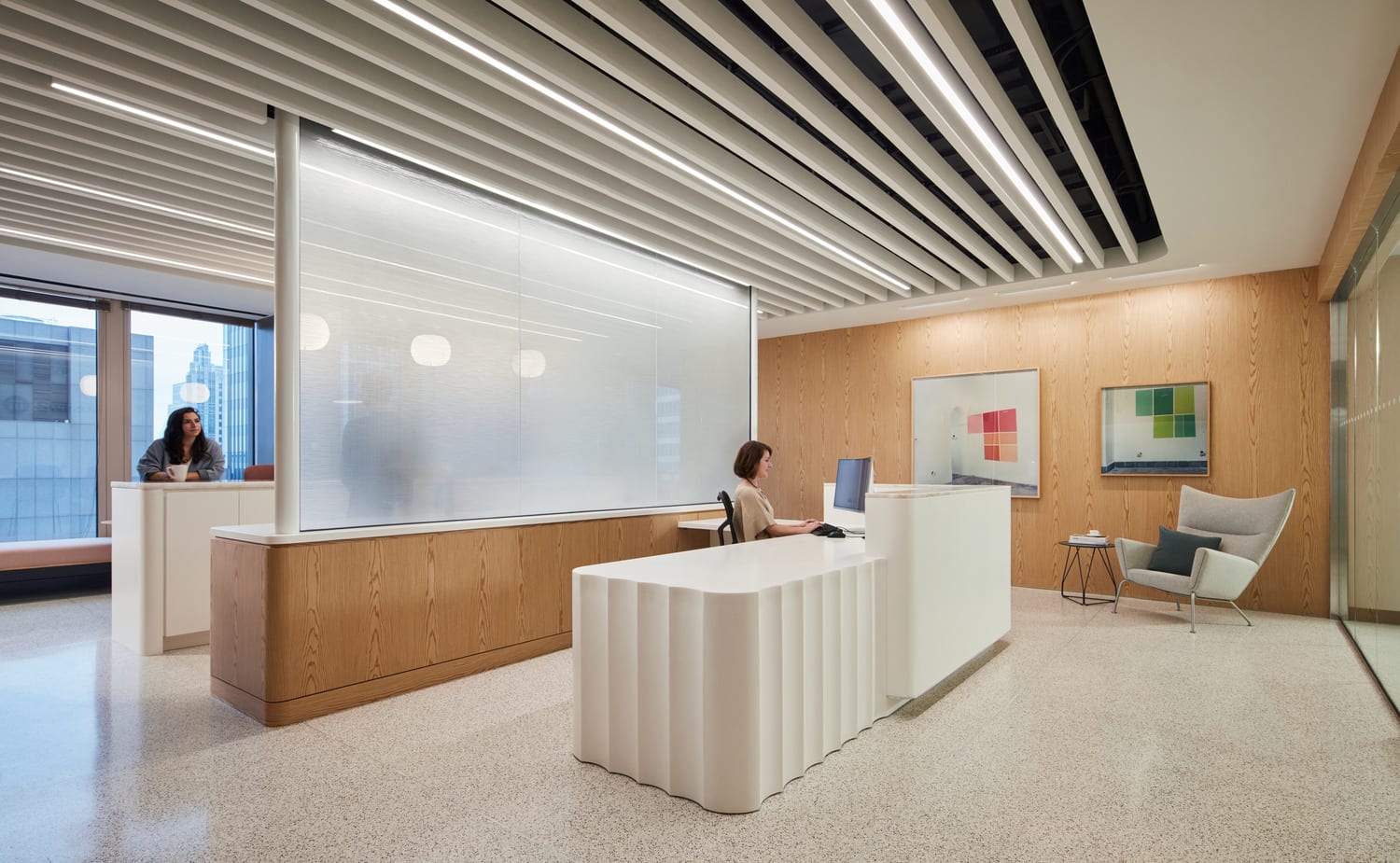 3 conf reception area