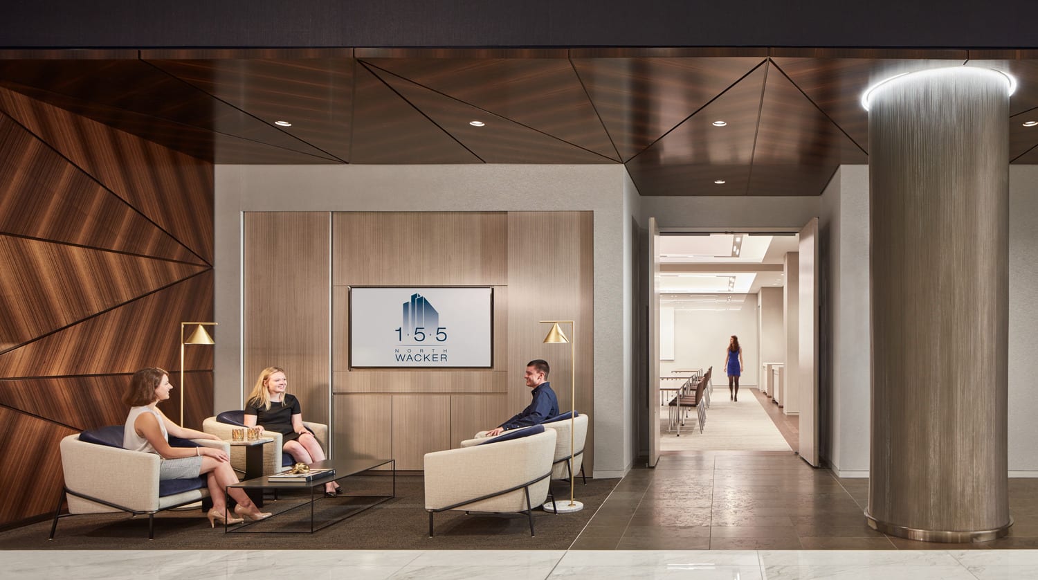 The John Buck Company Conference Center. Chicago. Photography © Tom Harris. The John Buck Company Conference Center. Chicago. Photography © Tom Harris.