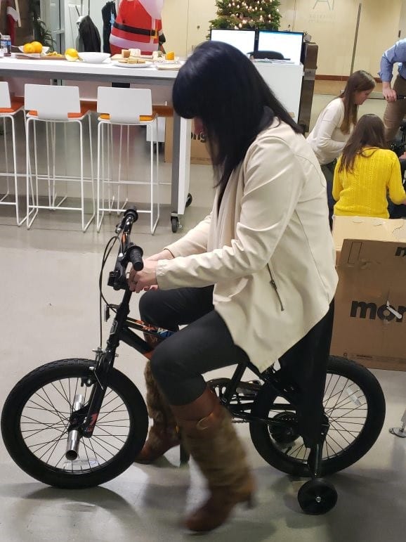 Portland Toy Drive 2 Bicycle assembly event in Portland