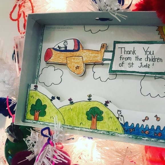 St Judes Airplane Artwork by the patients at St. Jude's