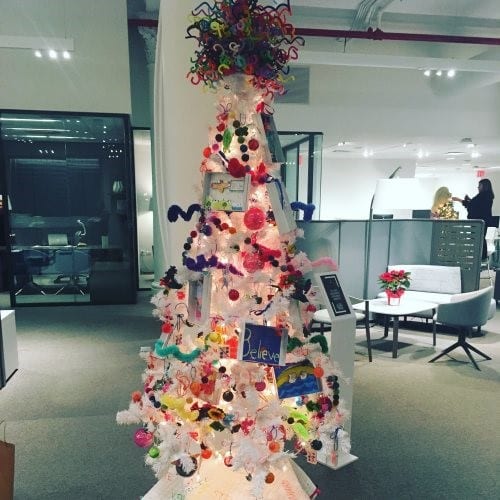 teknion tree This tree, decorated by IA with help from patients at St. Jude's, won best in show at the Teknion festival of trees.