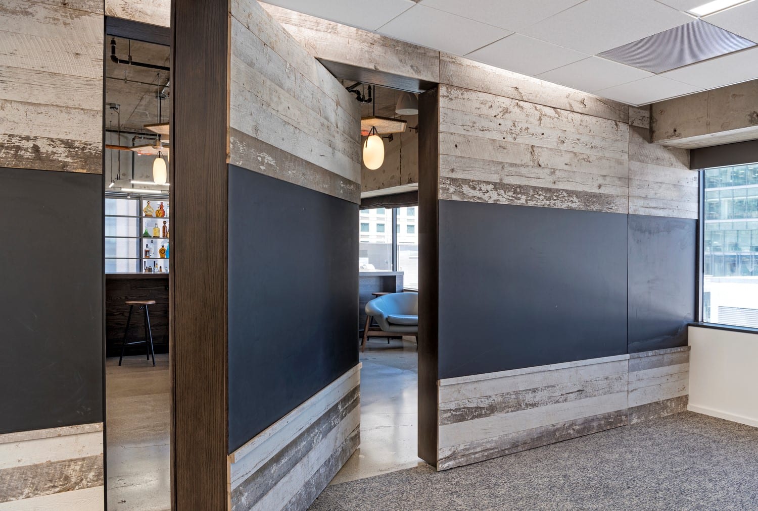 6 Left and right, entrance to speakeasy at Confidential Client, San Francisco. Photography © Jasper Sanidad.