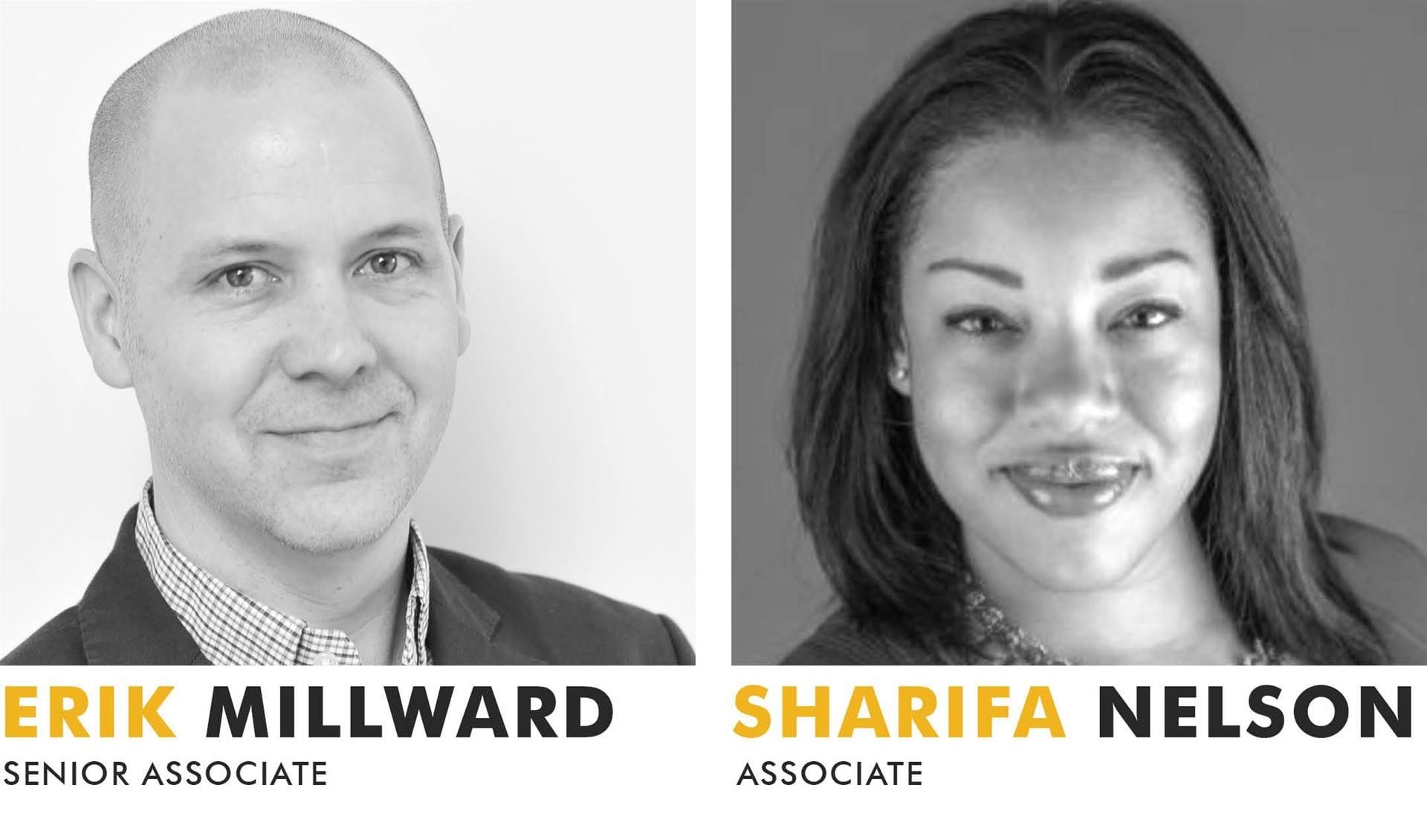 Sharifa Nelson and Eric Millward Sharifa Nelson and Eric Millward