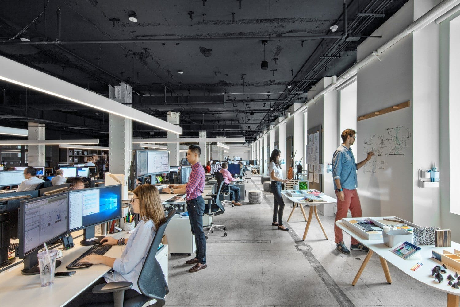 Work Area at IA Interior Architects New York Work Area at IA Interior Architects New York