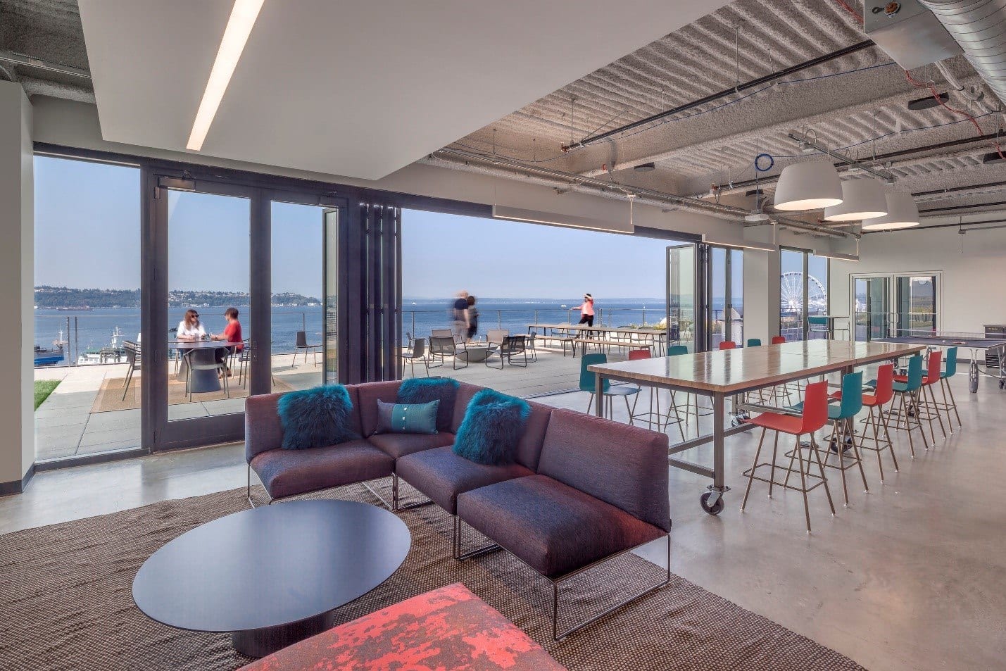 Big Fish rooftop area