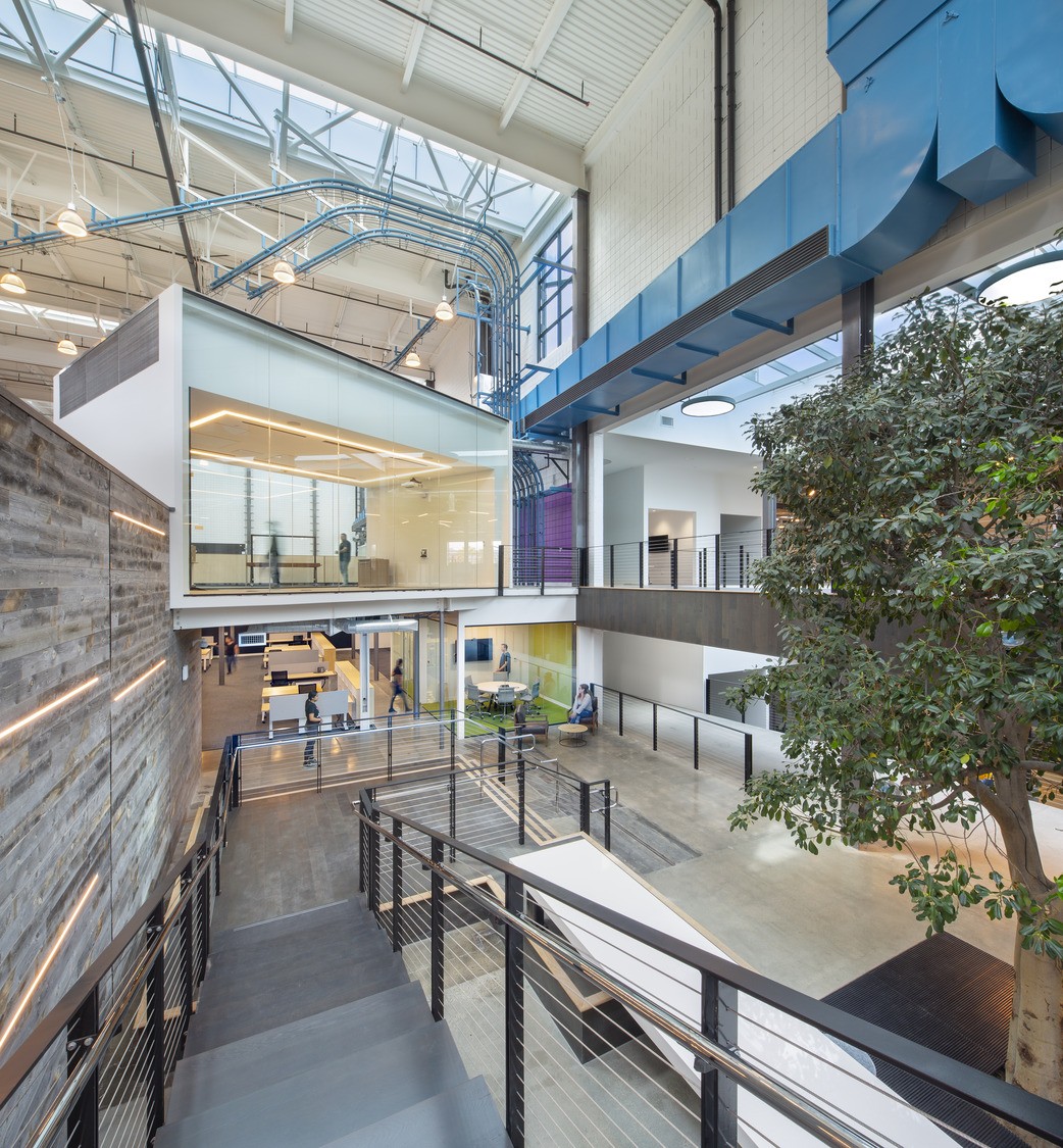 Above and Below Natural Light MGA Entertainment atrium, Chatsworth, CA.