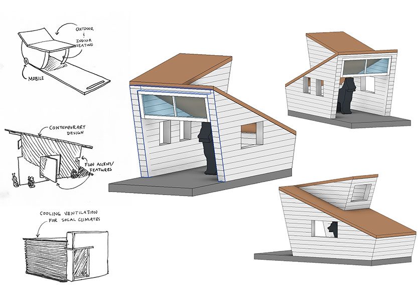 IA LA Doghouse Drawing