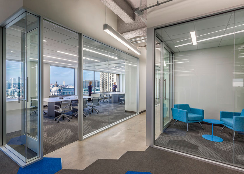 Rocket Fuel in San Francisco features a number of private work areas. Photo by Sherman Takata.