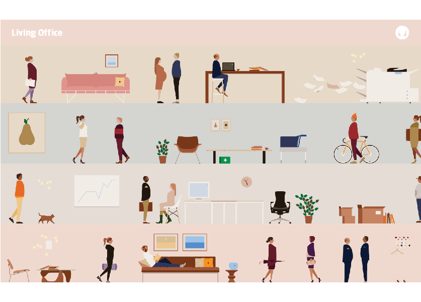 Living Office. Image courtesy Daniel Carlsten for Herman Miller.