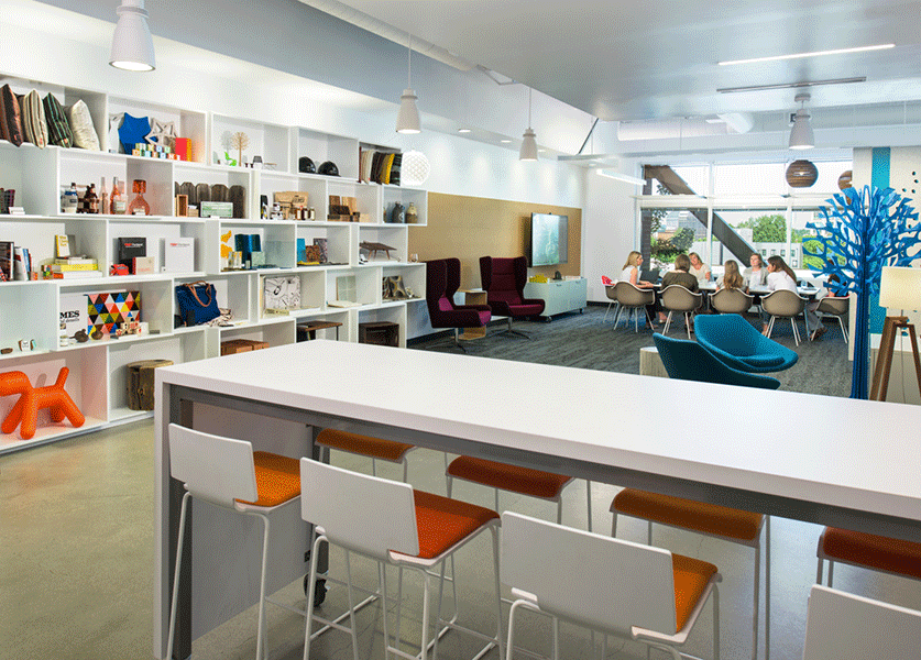 IA Interior Architects' Portland office. Photo by Christian Columbres.