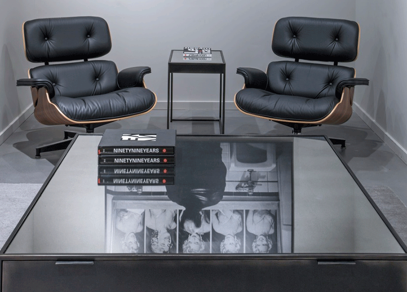 A client lounge at Leica in West Hollywood is stocked with photos shot on the brand's cameras. Photo by Art Gray.