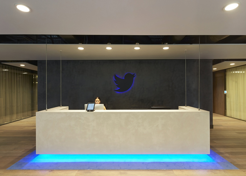 Twitter in London. Photo by Hufton+Crow.