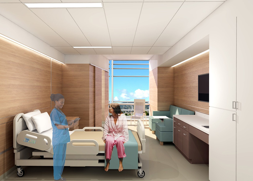 Confidential Healthcare Client. Rendering © IA Interior Architects. Confidential Healthcare Client. Rendering © IA Interior Architects.