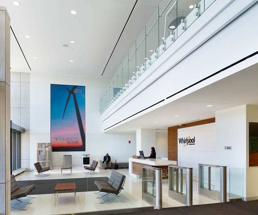 Whirlpool North American & Global Headquarters in Benton Harbor, MI. Photo © Paul Morgan