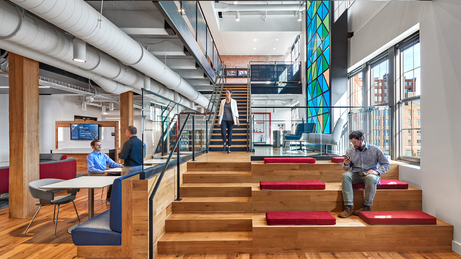 Red Hat Boston. © Robert Benson Photography