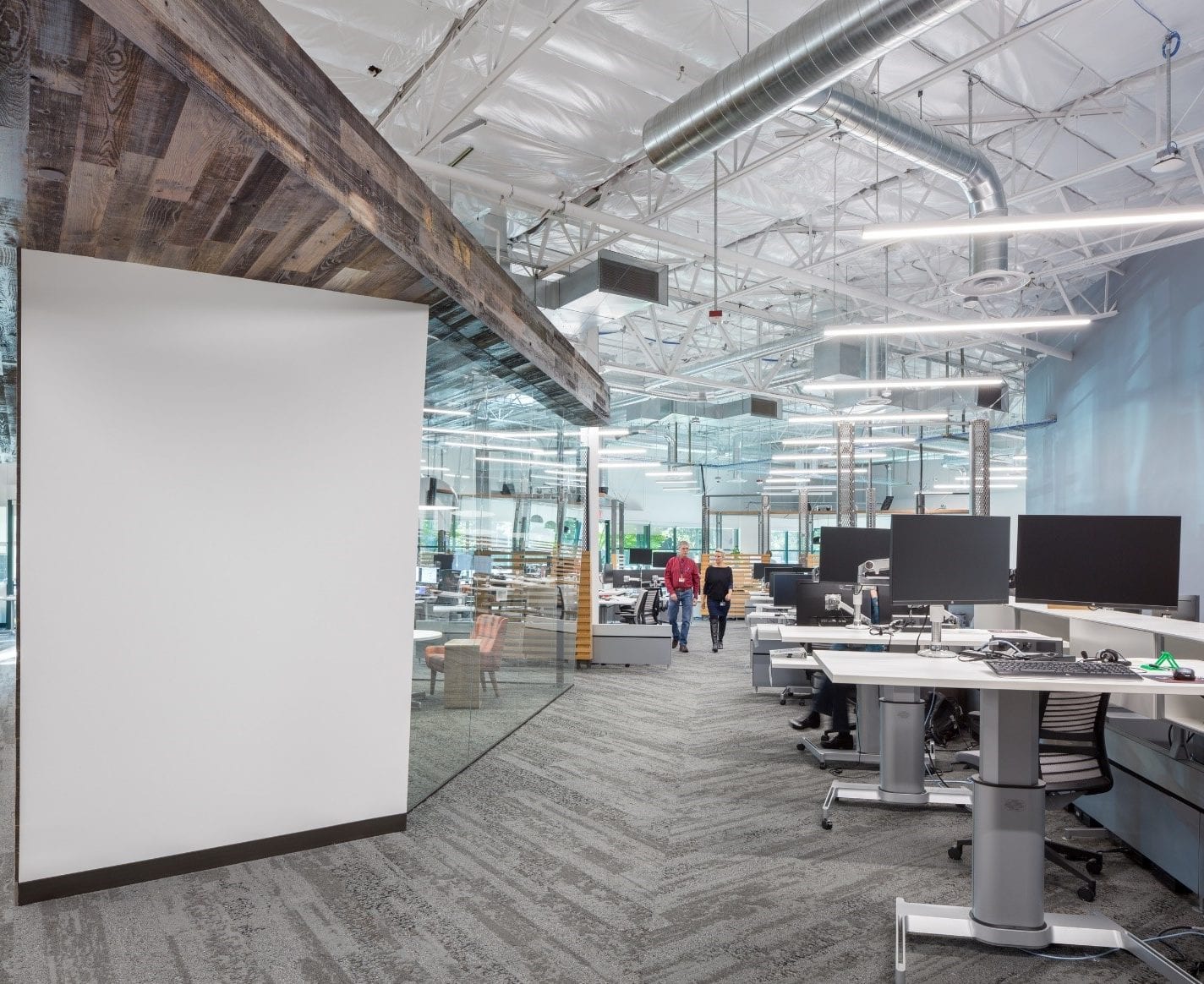 Mobile workstations at Hewlett Packard.