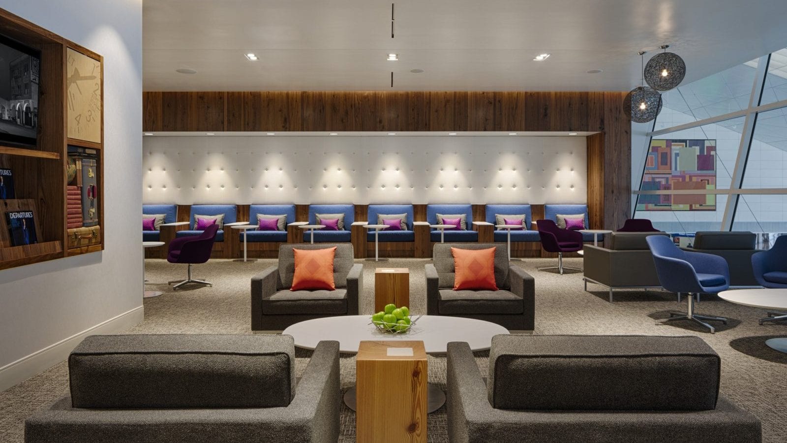 Casual Seating at the American Express Centurion Lounge