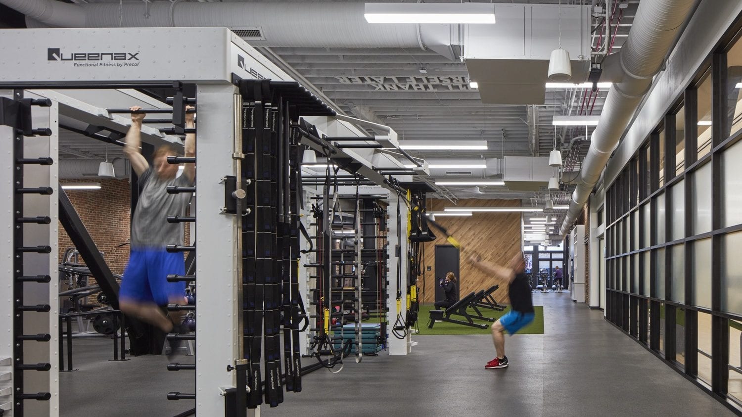 The gym area at Wel at Humana, Louisville, KY