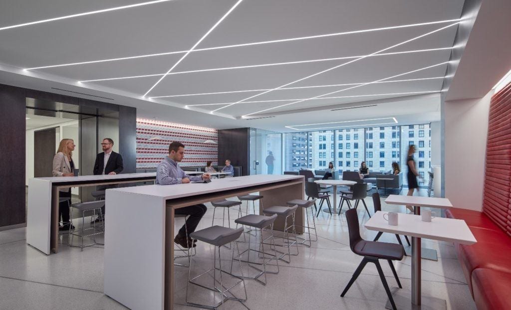 cna Cafe space at the CNA Headquarters in Chicago.