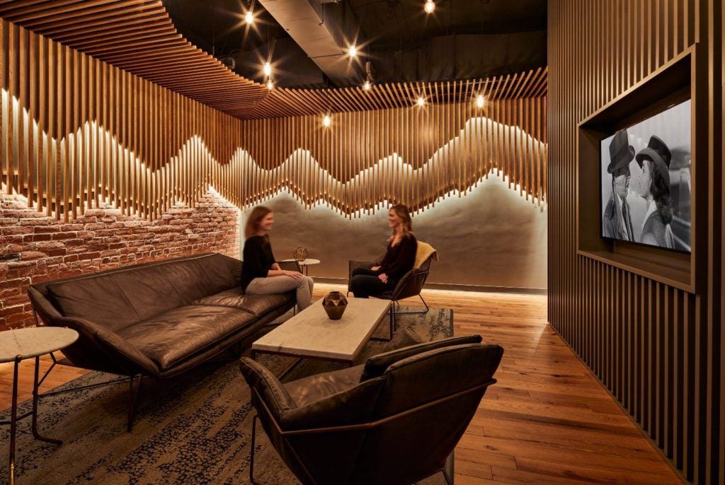 red hat The Red Hat Den - an escape for employees.