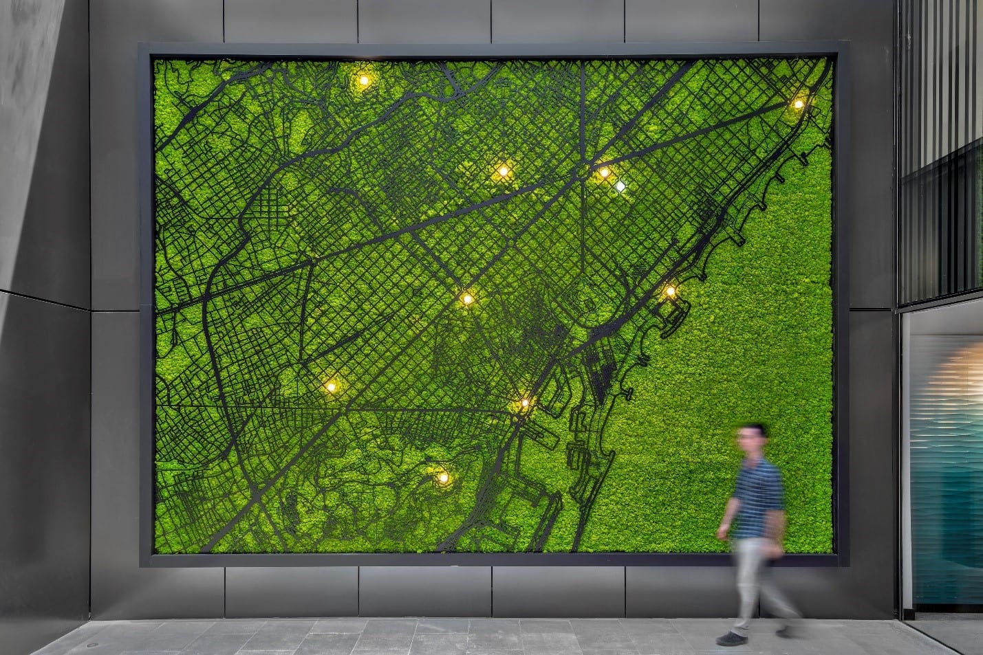 Confidential Client Barcelona Wayfinding Map in Barcelona