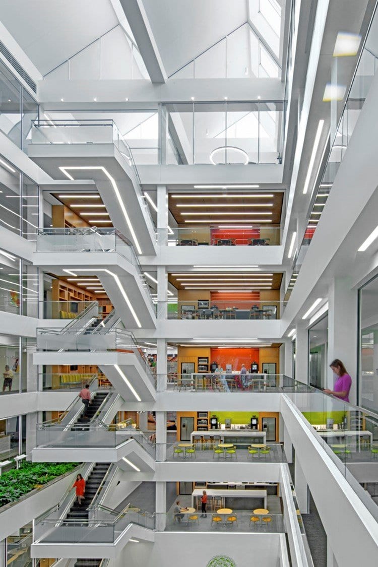 atrium2 The atrium space at McCormick's Headquarters