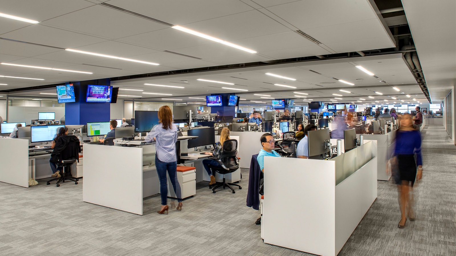 Trading floor at EDF Trading