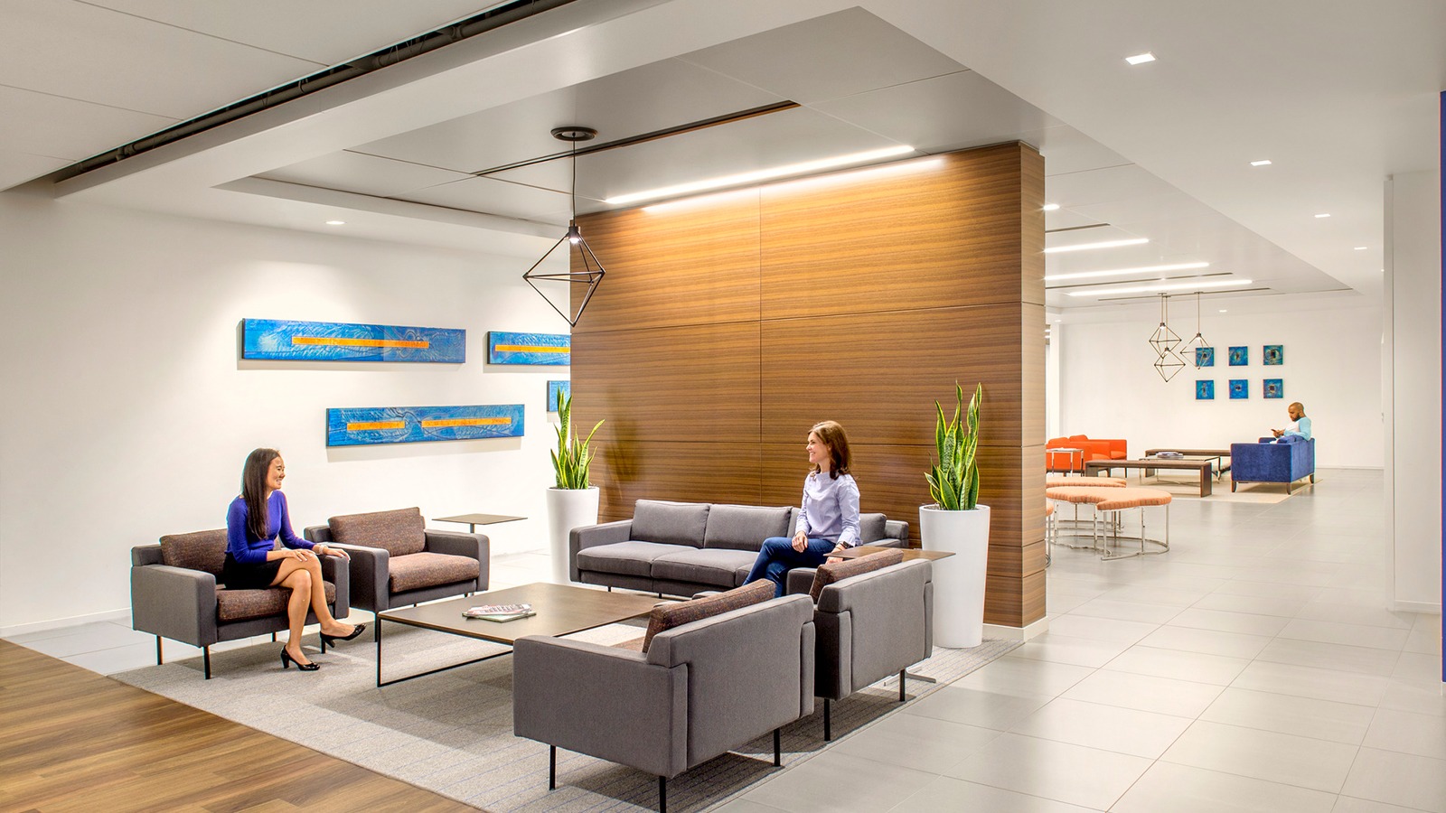 Lobby at EDF Trading