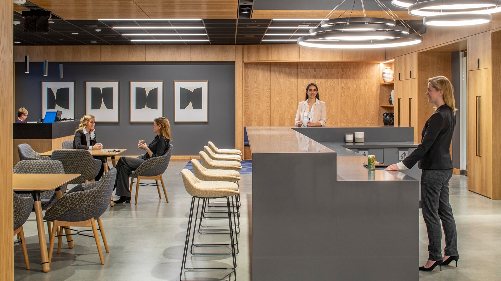 Womble Bond Dickinson Durham Cafe Space.