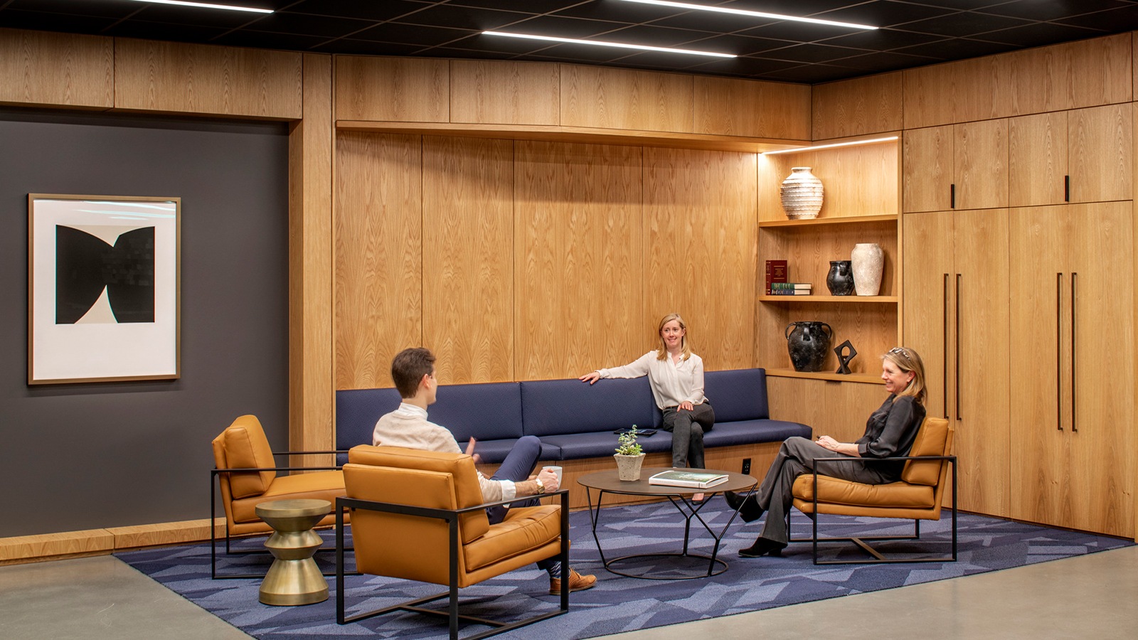 Womble Bond Dickinson Durham Waiting Area