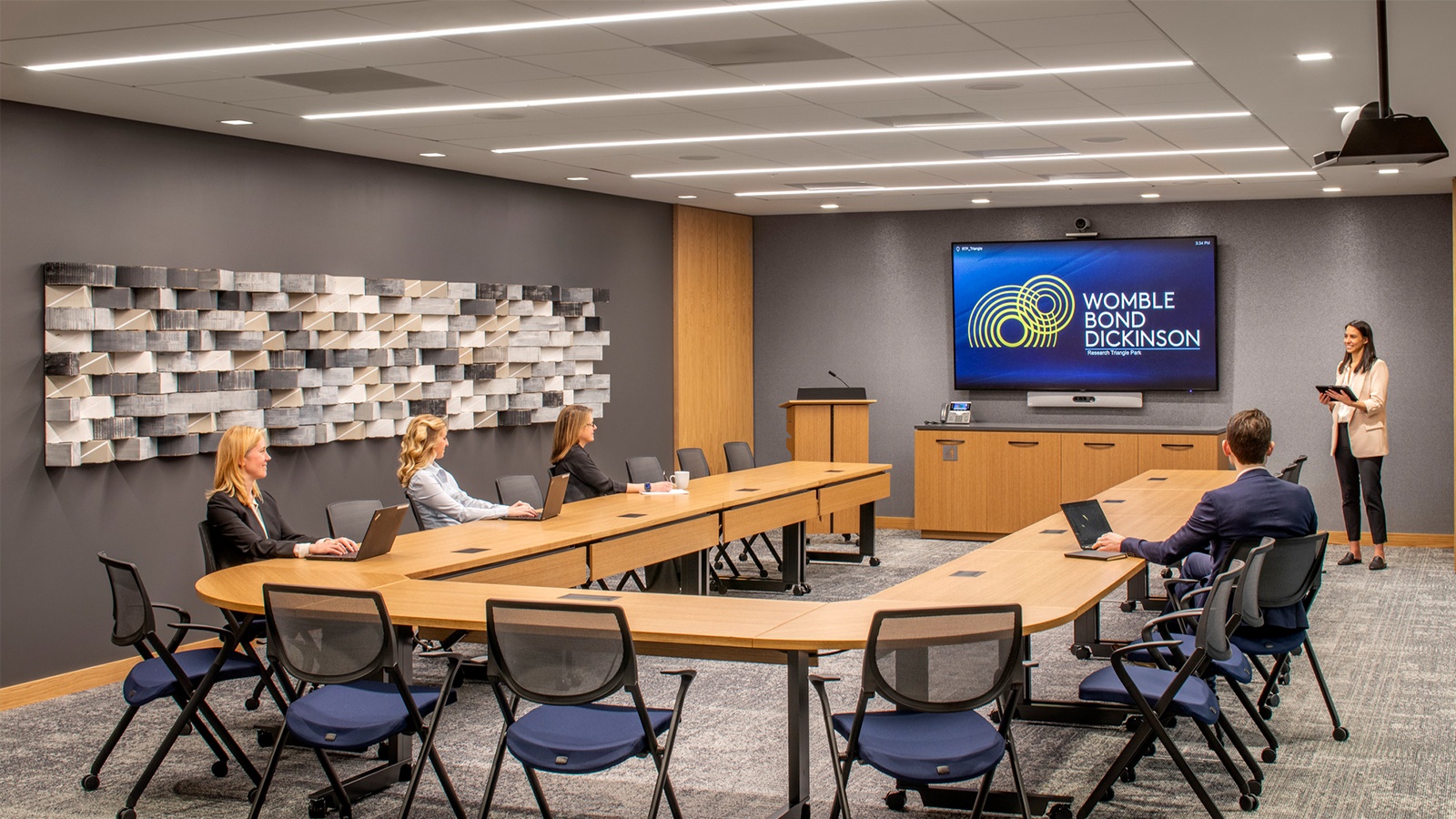 Womble Bond Dickinson Durham Small Conference Room.