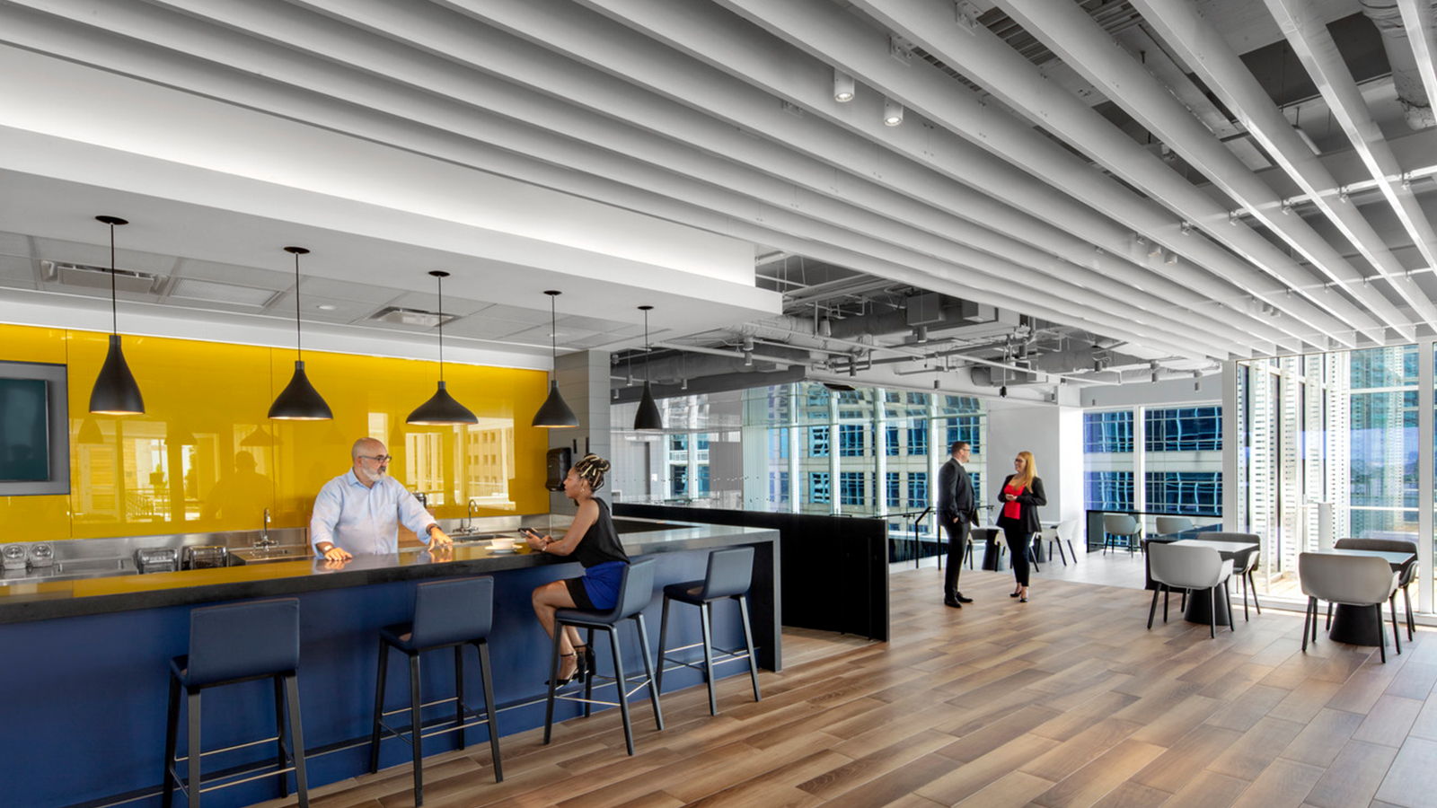 King and Spalding Atlanta café