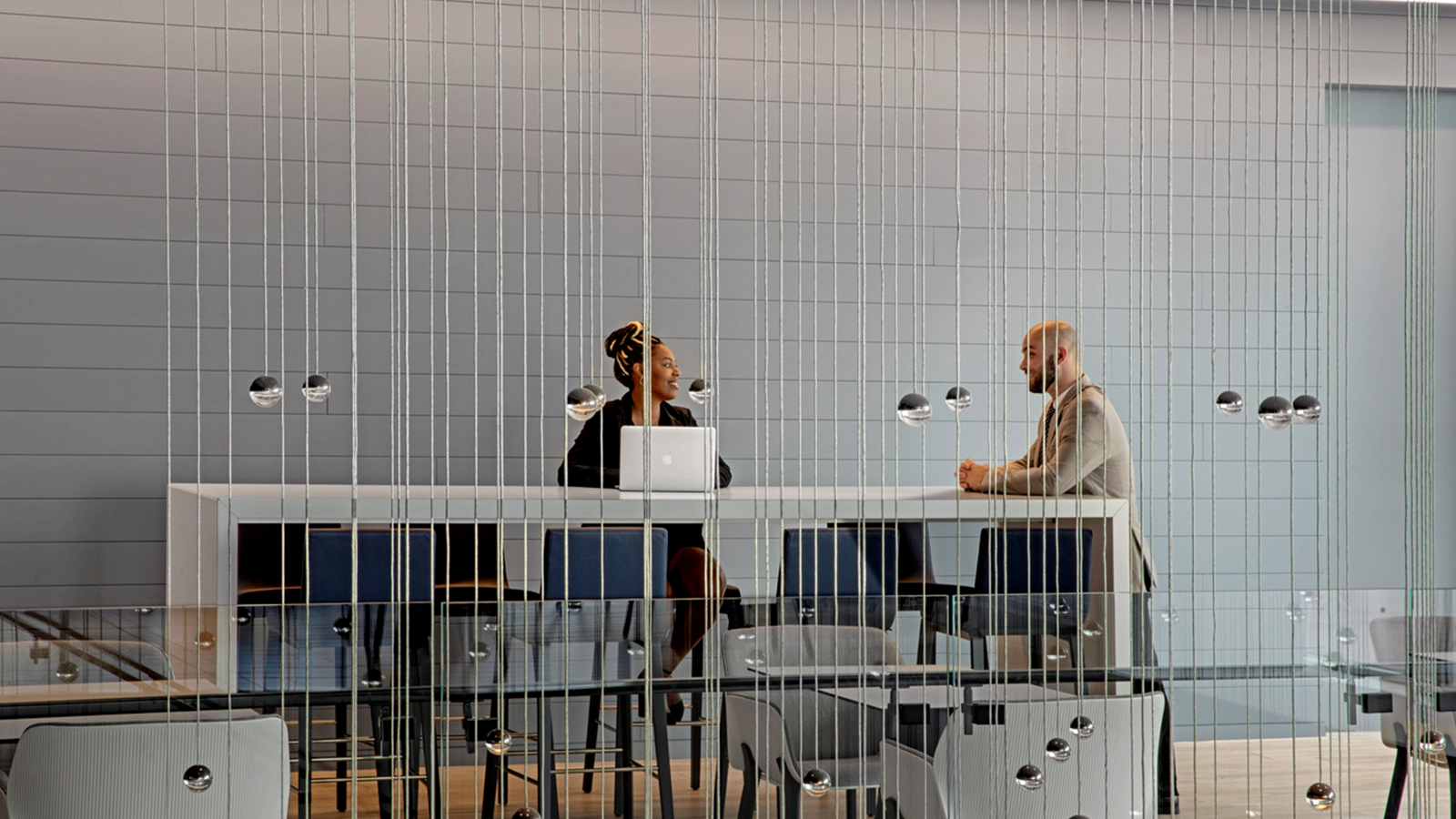 King and Spalding Atlanta group work area