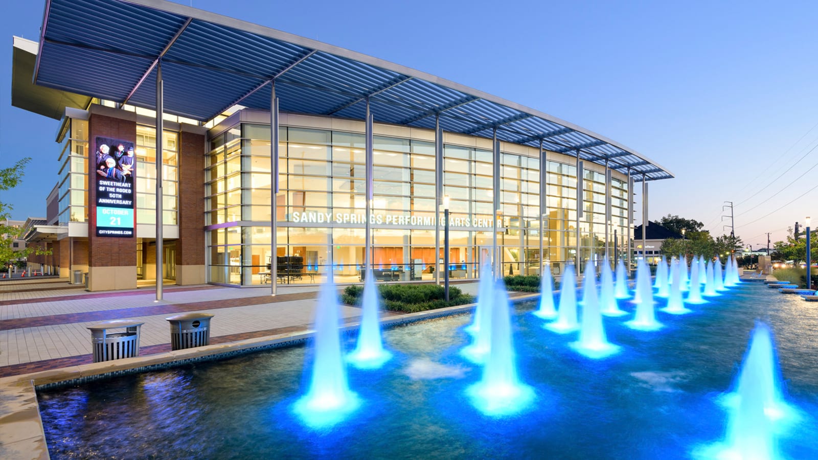 Exterior of Sandy Springs City Center