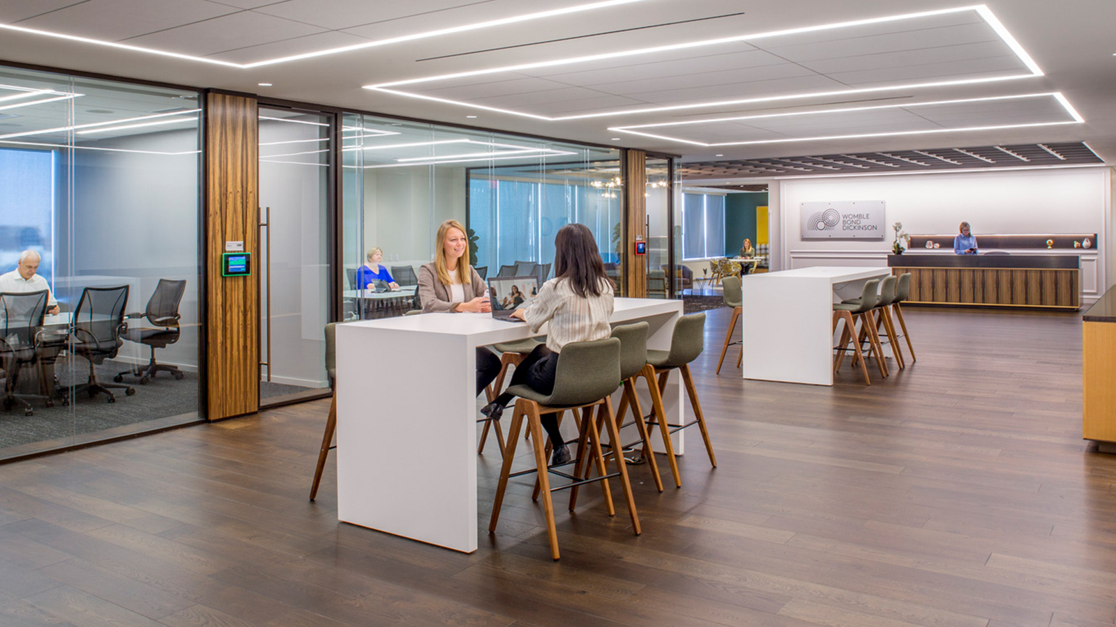 Womble Bond open group work area