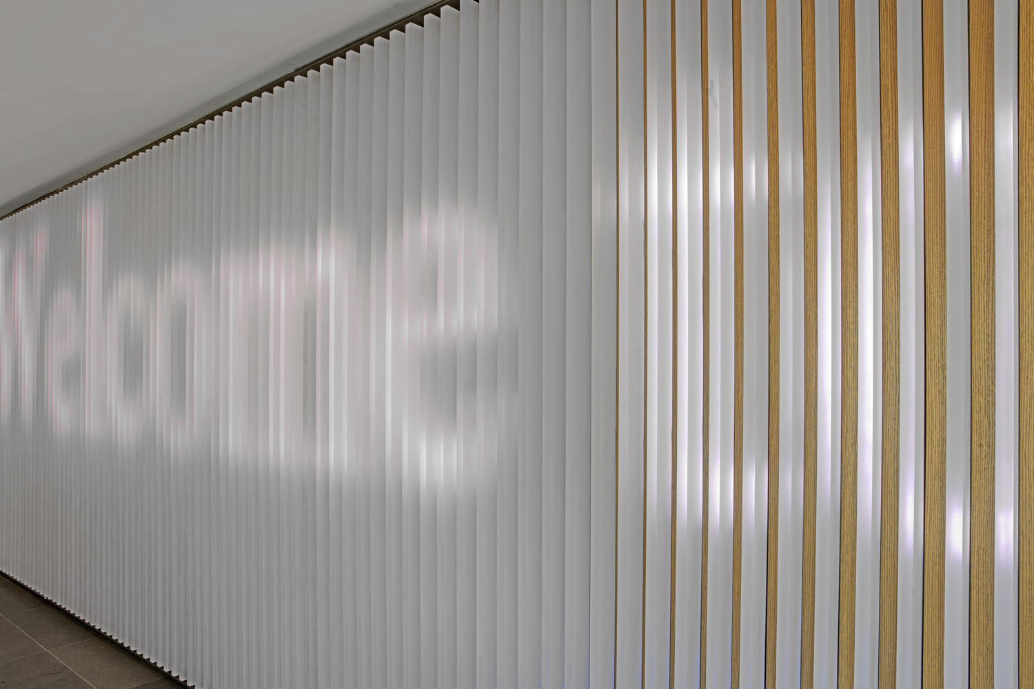 Confidential Client, NYC Slatted EGD wall