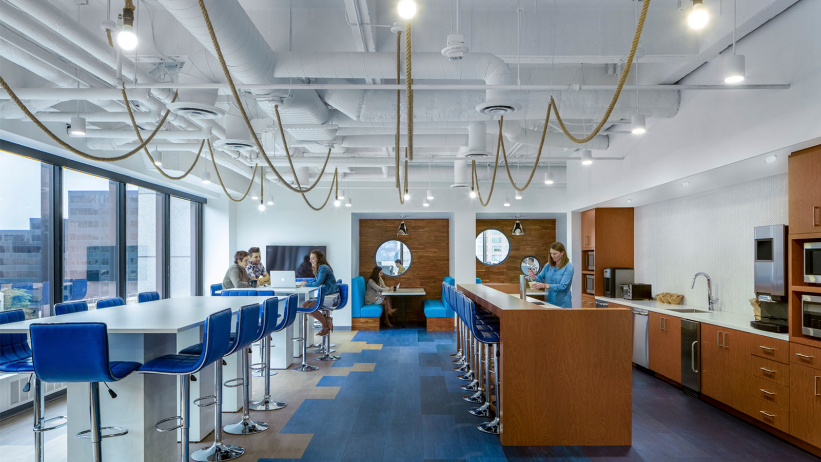 collaborative café area