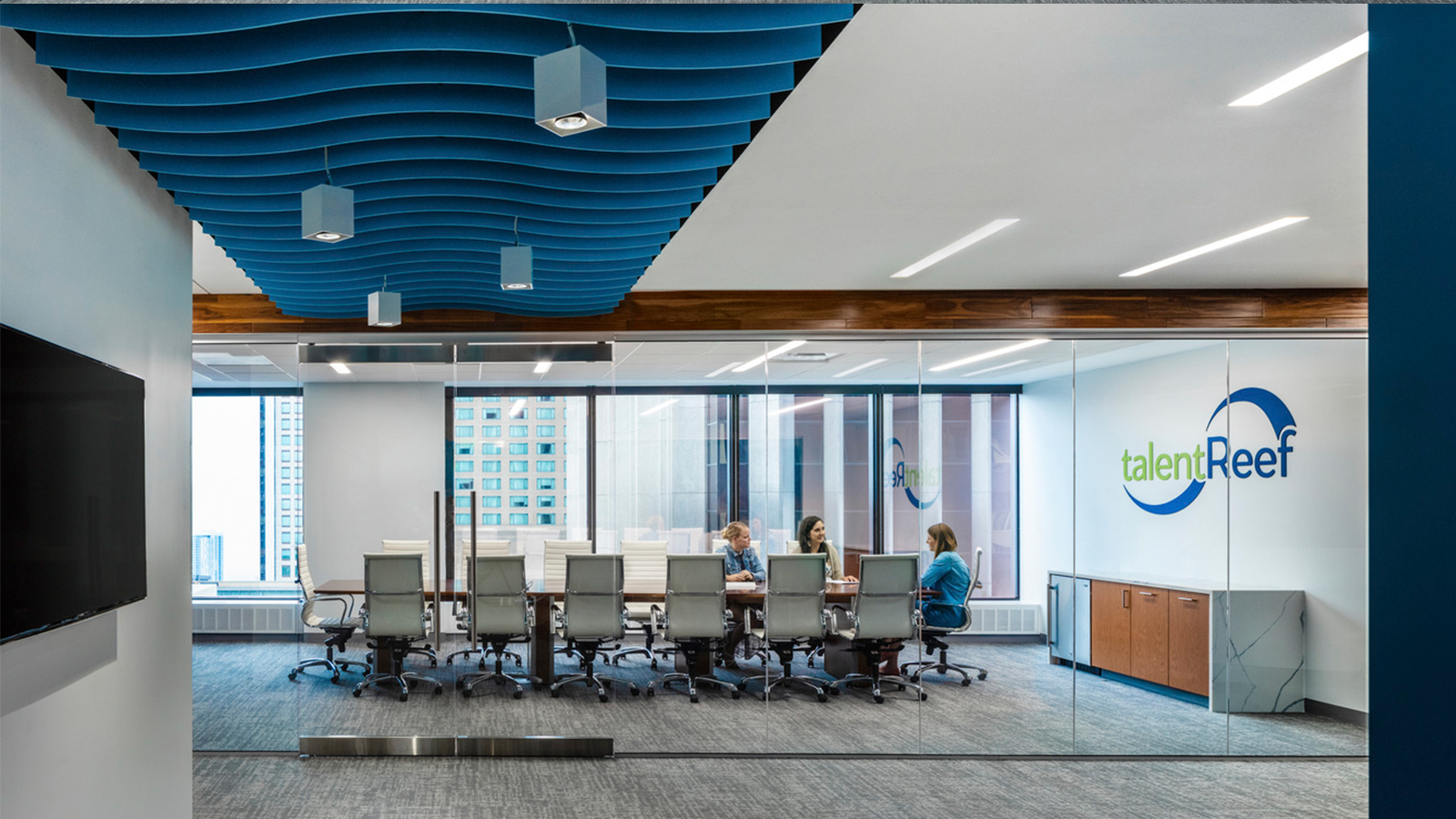 Conference room area at TalentReef