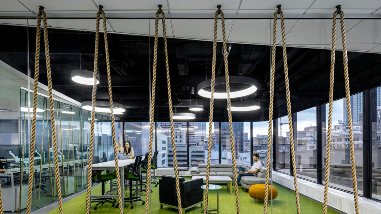 Casual work area, TalentReef Denver