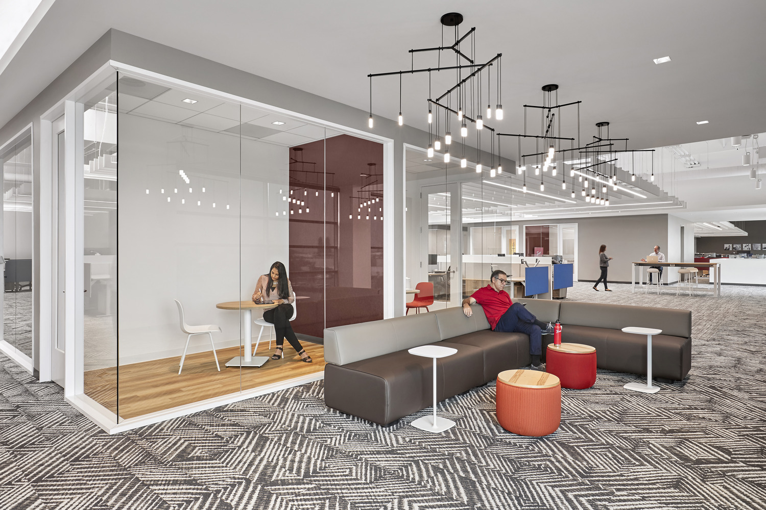 Torani, San Francisco Casual work space at the Torani Headquarters.