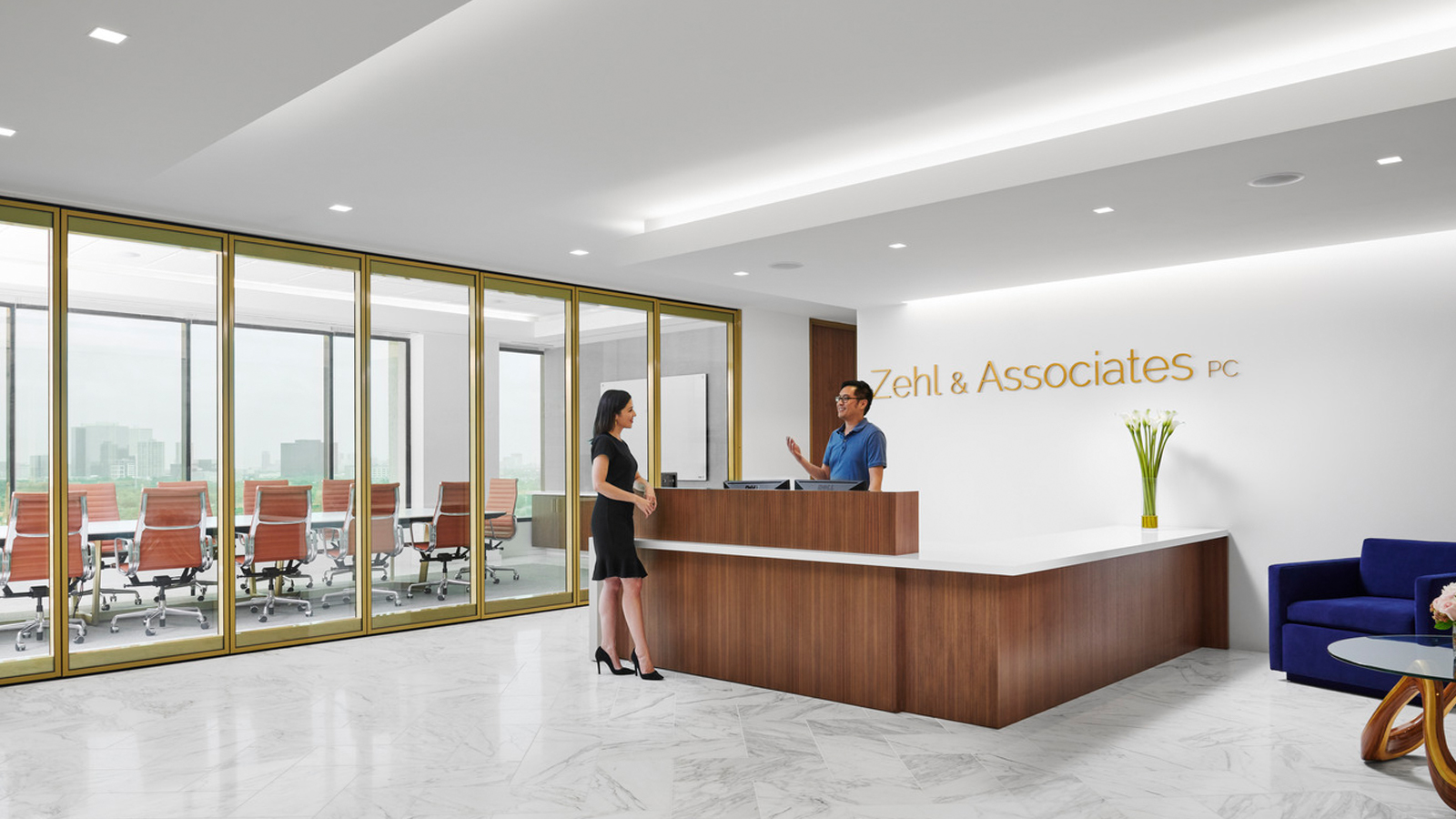 Zehl and Associates Reception Area