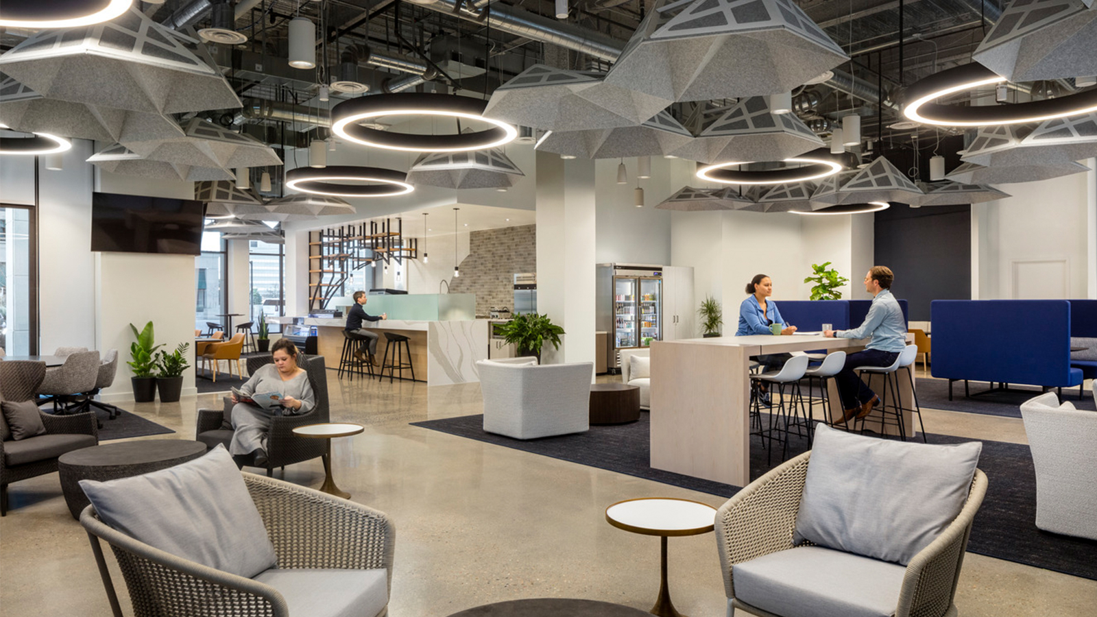 Lockton group work area.