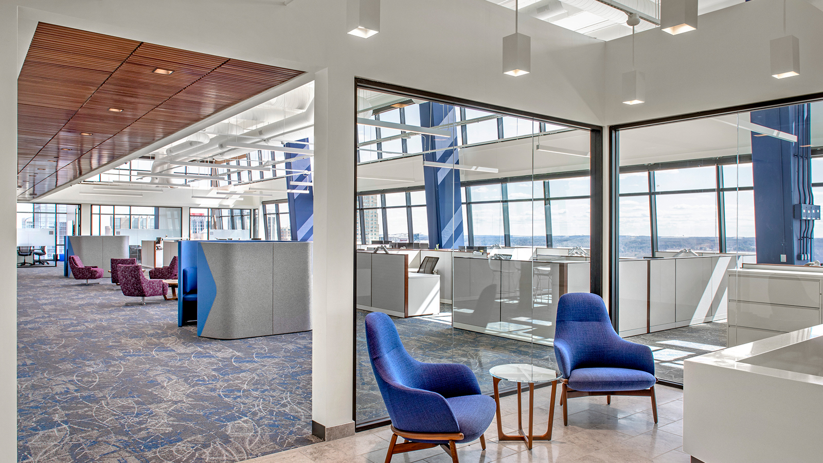 Meeting space at the Arch Insurance headquarters.