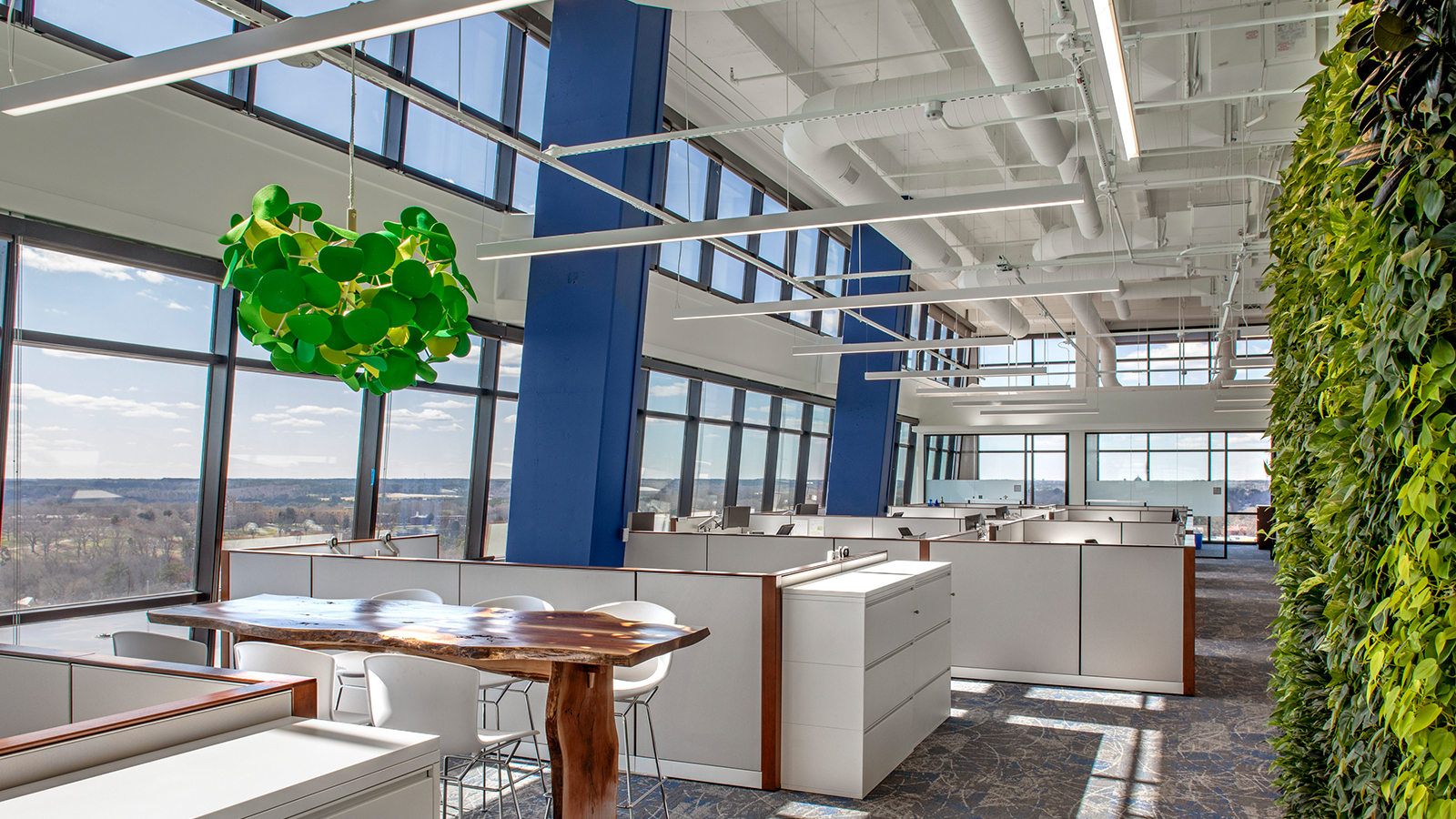 The open work space at Arch Insurance