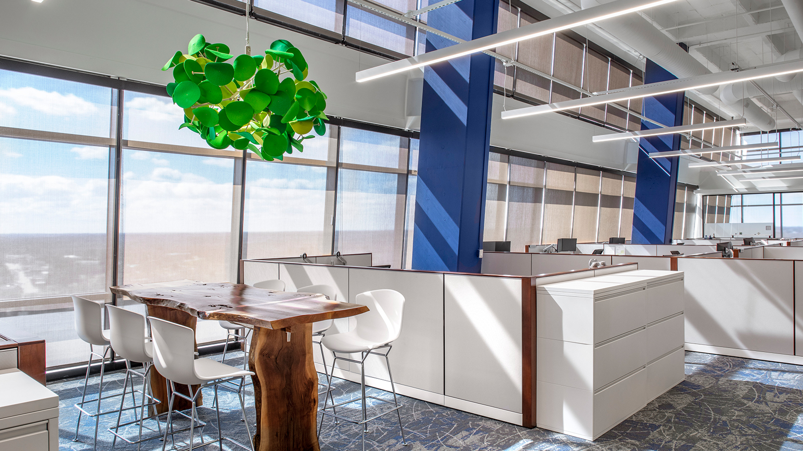 The Arch Insurance open work space.