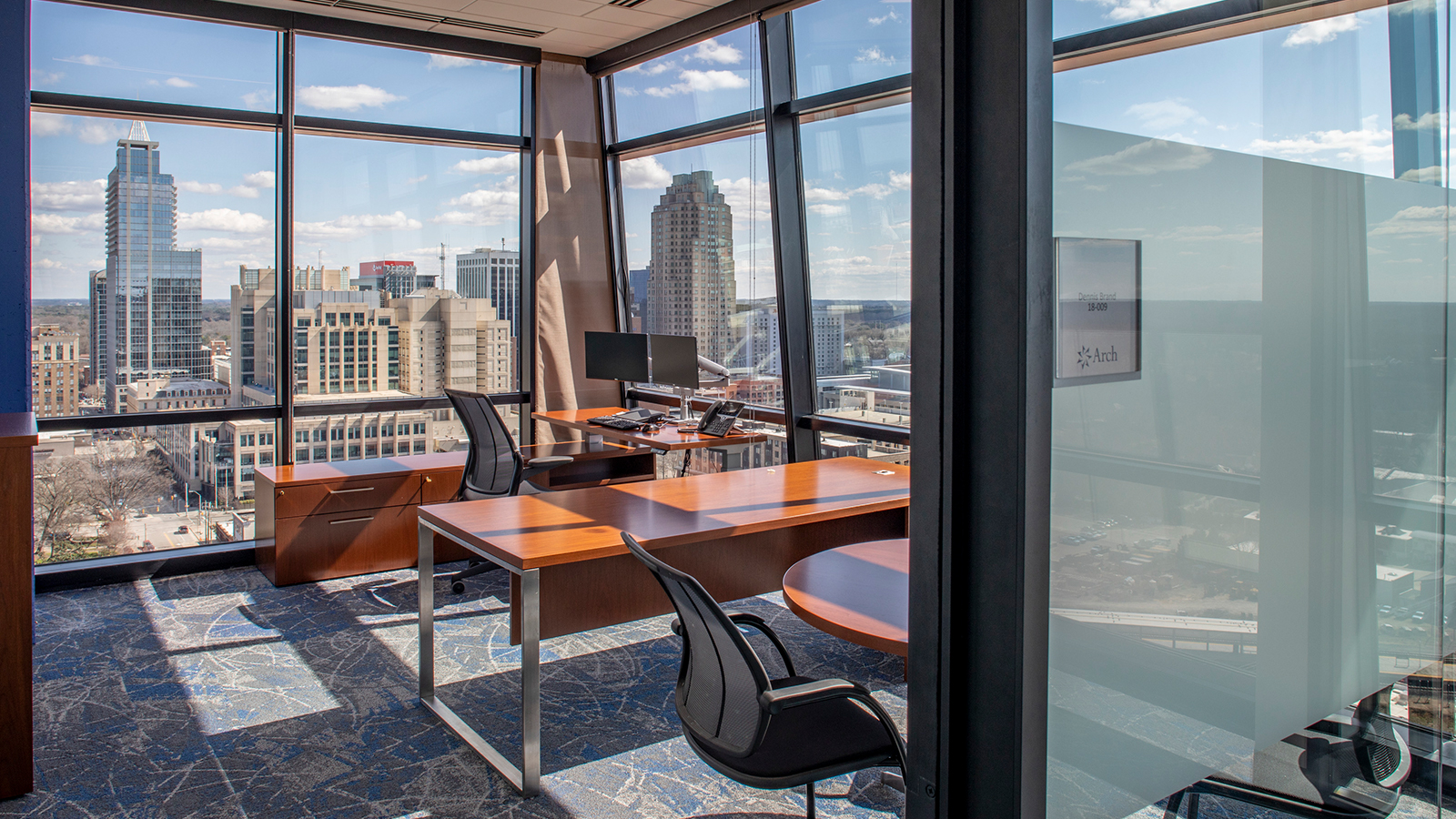 The views from the Arch Insurance headquarters