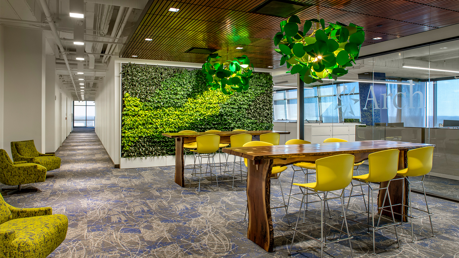 Arch Insurance hallway