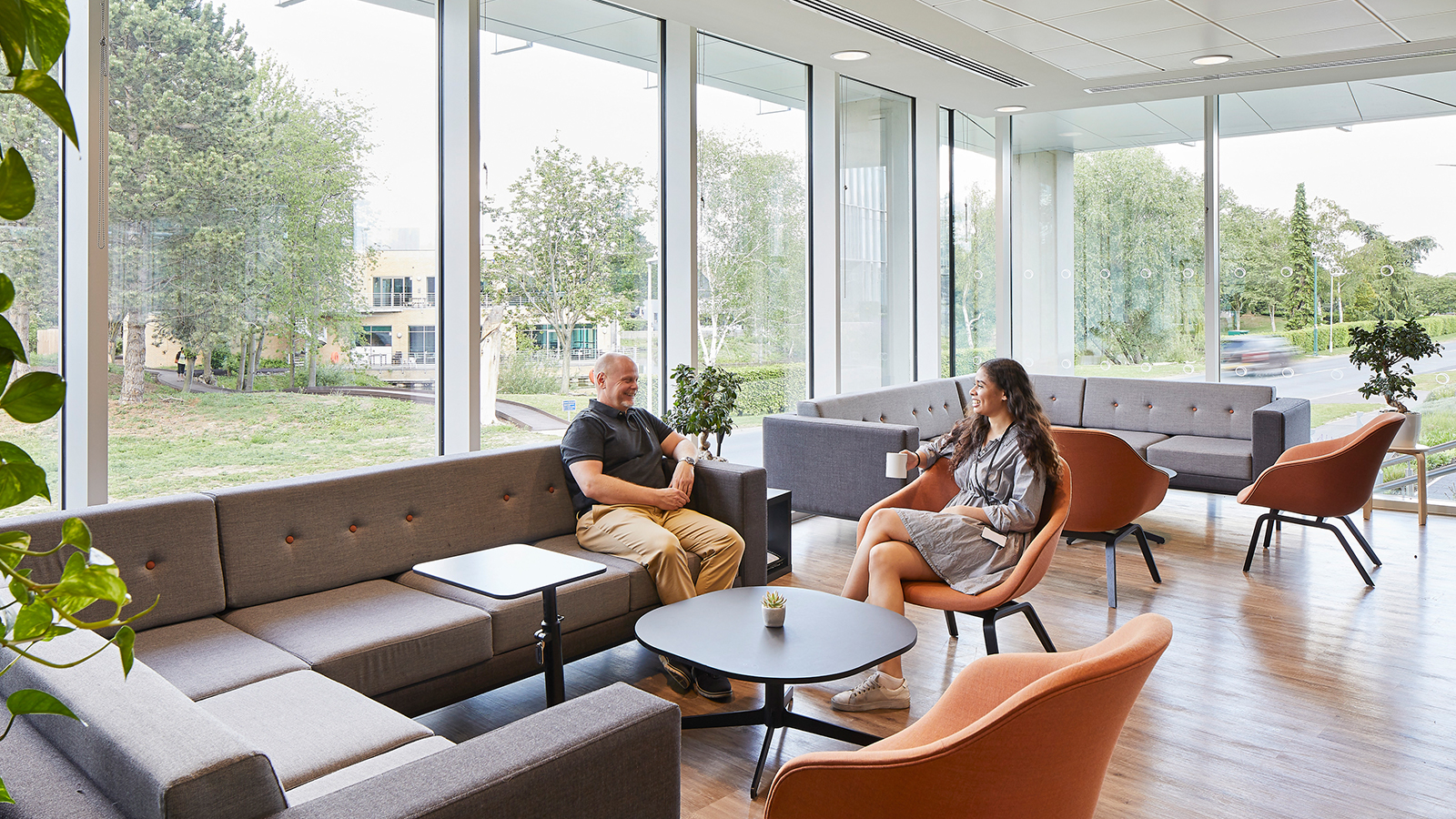 Casual group work area.