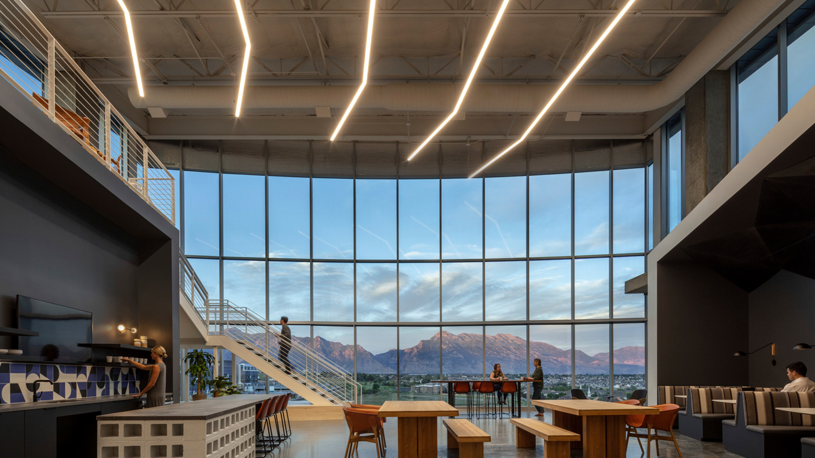 Main lobby area at the SolarWinds offices