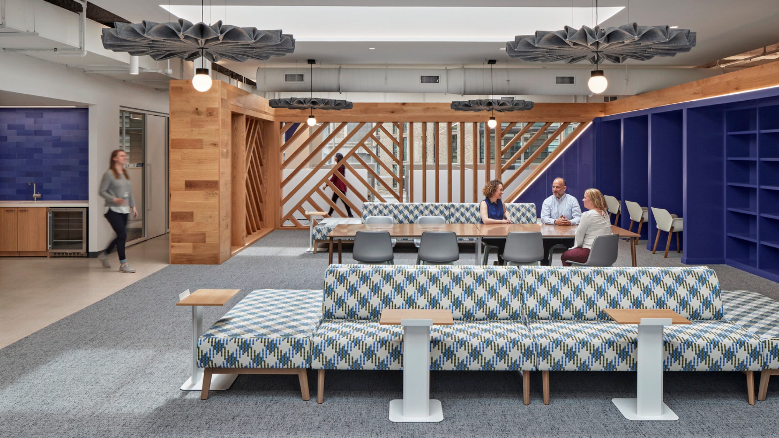 Group collaboration zone in a Boston tech company
